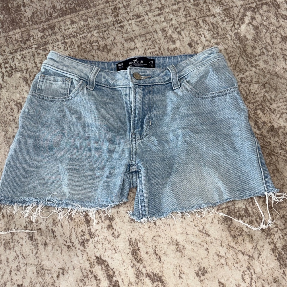 Hollister Light Blue Jean Shorts